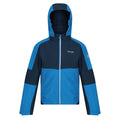 Indigo Blue-Blue Wing - Front - Regatta Childrens-Kids Acidity VI Lightweight Soft Shell Jacket