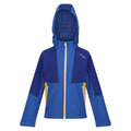 Strong Blue-New Royal - Front - Regatta Childrens-Kids Haydenbury Soft Shell Jacket
