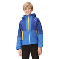 Strong Blue-New Royal - Lifestyle - Regatta Childrens-Kids Haydenbury Soft Shell Jacket