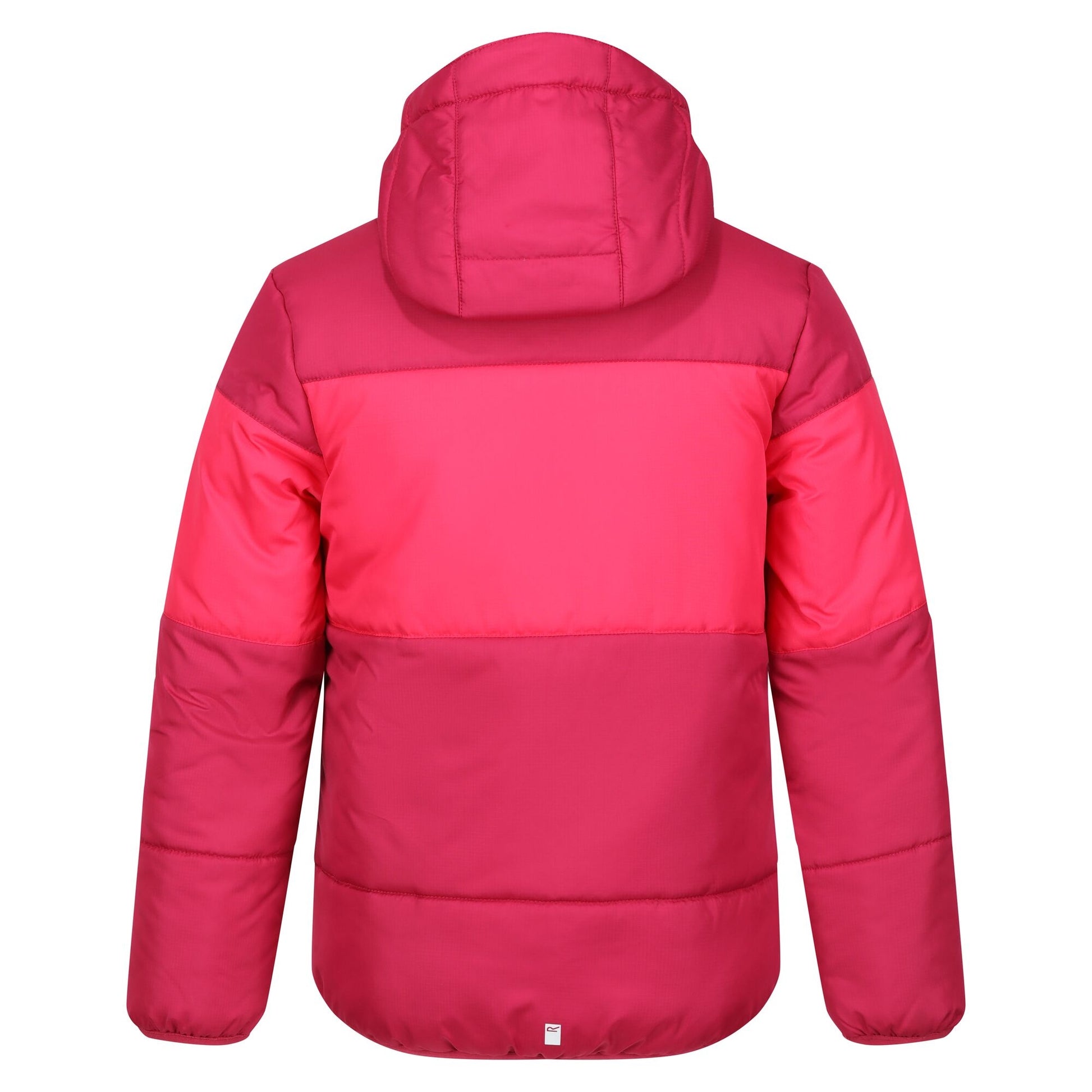 Berry Pink-Pink Potion - Back - Regatta Childrens-Kids Lofthouse VII Terrain Print Padded Jacket