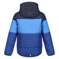 Navy-Strong Blue - Back - Regatta Childrens-Kids Lofthouse VII Terrain Print Padded Jacket