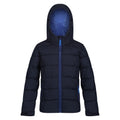 Navy-New Royal - Front - Regatta Childrens-Kids Thermal Padded Jacket