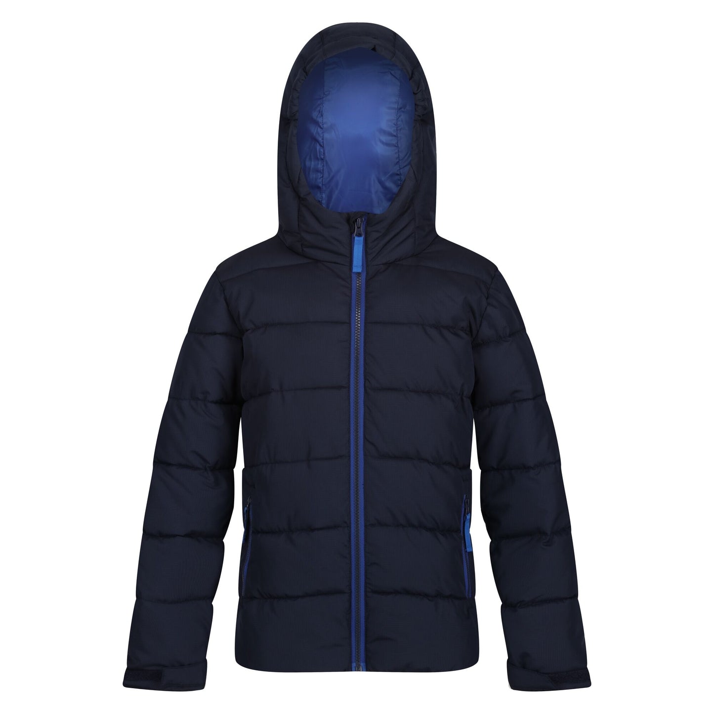 Navy-New Royal - Front - Regatta Professional Childrens-Kids Thermal Padded Jacket