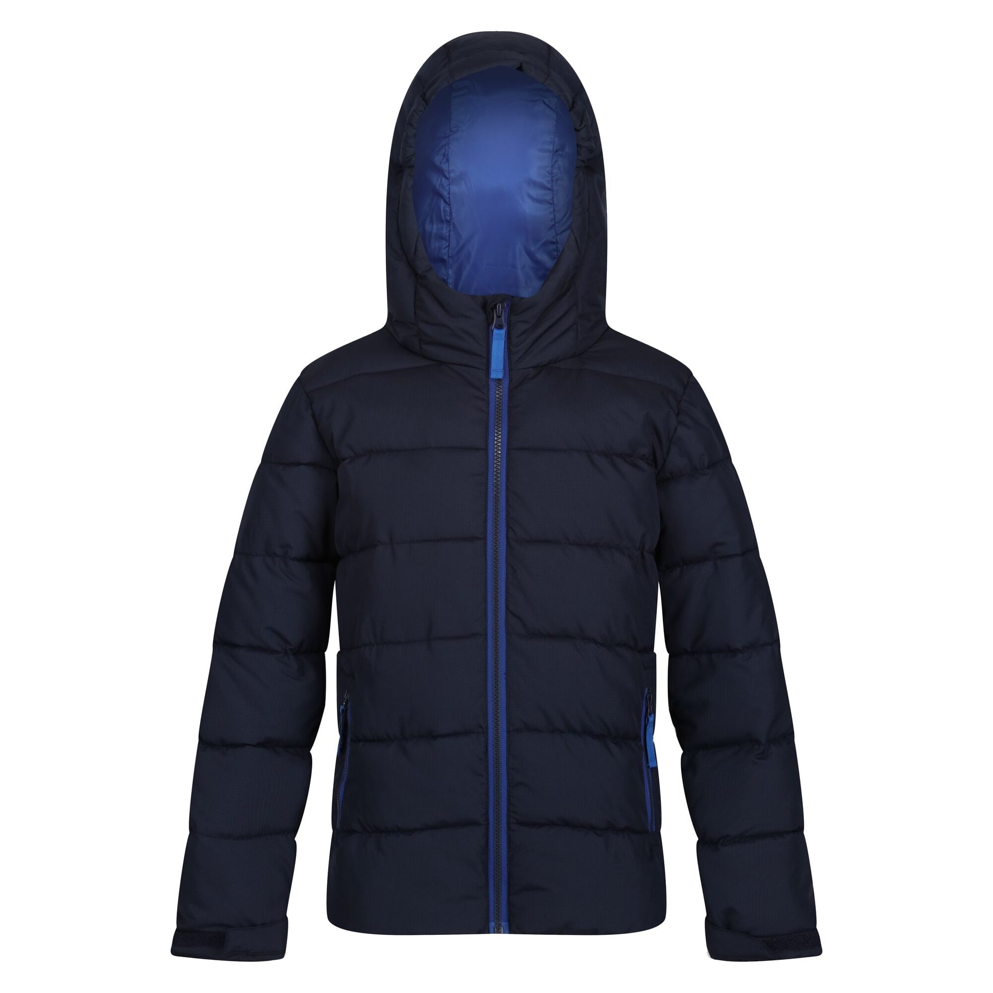 Navy-New Royal - Front - Regatta Professional Childrens-Kids Thermal Padded Jacket