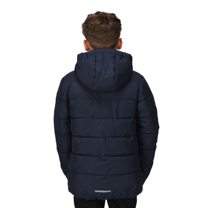 Navy-New Royal - Lifestyle - Regatta Professional Childrens-Kids Thermal Padded Jacket
