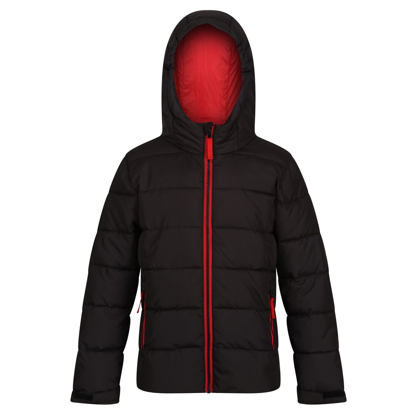 Black-Classic Red - Front - Regatta Professional Childrens-Kids Thermal Padded Jacket