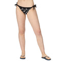 Black-White - Pack Shot - Regatta Womens-Ladies Flavia Polka Dot Bikini Bottoms