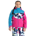 Swedish Blue-Quiet Blue - Lifestyle - Dare 2B Childrens-Kids Humour II Abstract Mountain Ski Jacket