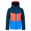 Athletic Blue-Orange Rust - Front - Dare 2B Childrens-Kids Jolly Padded Jacket