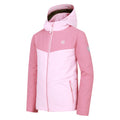 Crystal Rose-Dusty Rose - Side - Dare 2B Childrens-Kids Jolly Padded Jacket