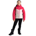 Berry Pink-Pale Mauve - Close up - Dare 2B Childrens-Kids Jolly Padded Jacket
