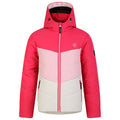 Berry Pink-Pale Mauve - Front - Dare 2B Childrens-Kids Jolly Padded Jacket