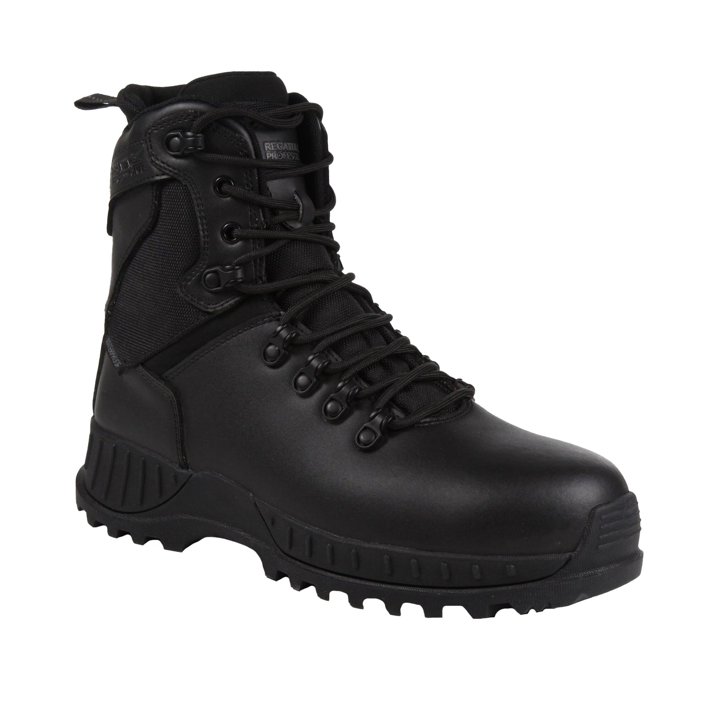 Black - Side - Regatta Professional Mens Action Leather Safety Boots