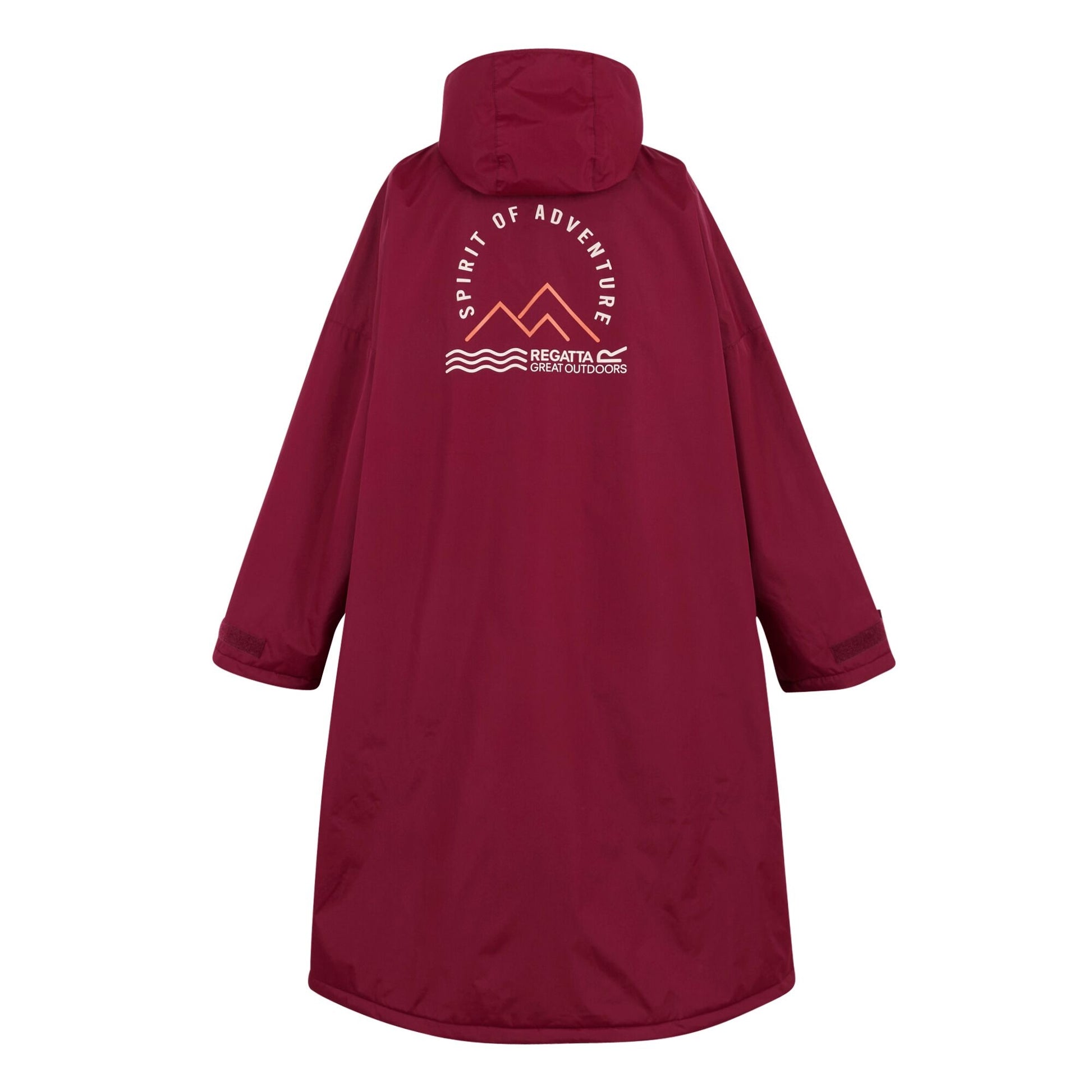 Dark Khaki - Lifestyle - Regatta Unisex Adult Waterproof Fleece Lined Changing Robe