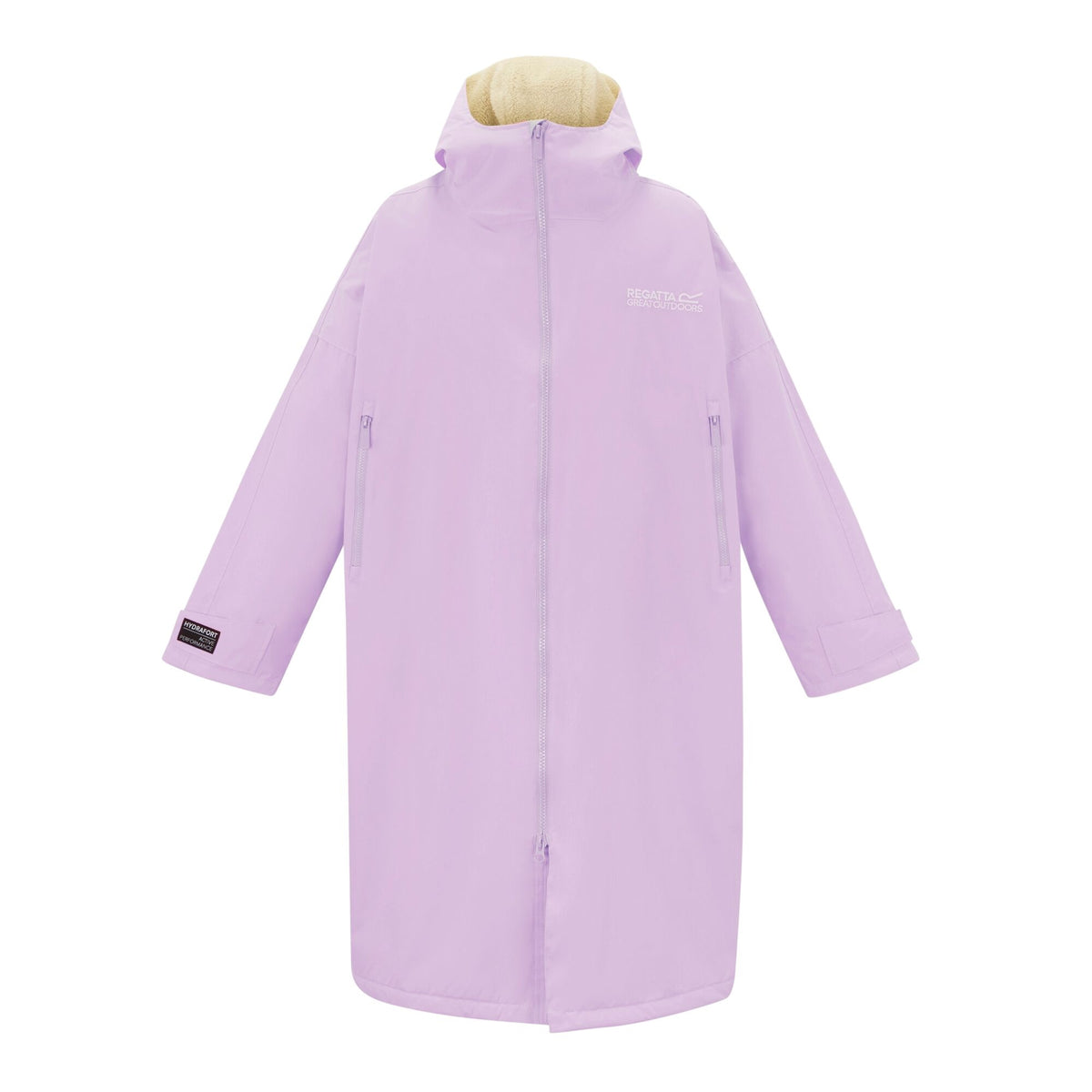 Pansy - Front - Regatta Unisex Adult Waterproof Fleece Lined Changing Robe