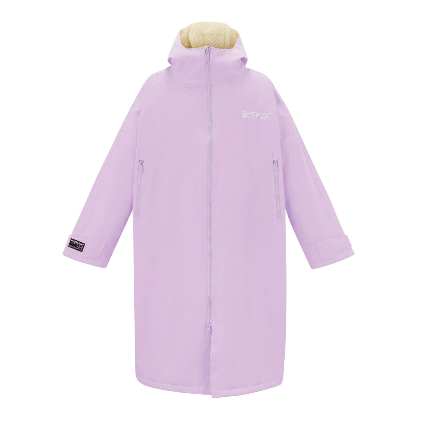 Pansy - Front - Regatta Unisex Adult Waterproof Fleece Lined Changing Robe