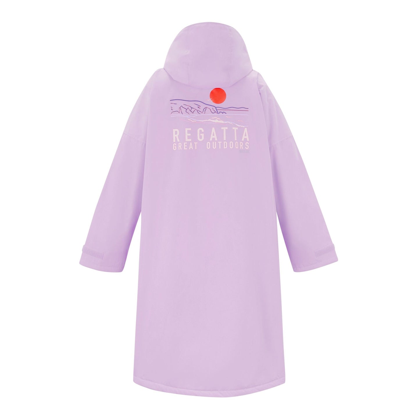 Pansy - Back - Regatta Unisex Adult Waterproof Fleece Lined Changing Robe