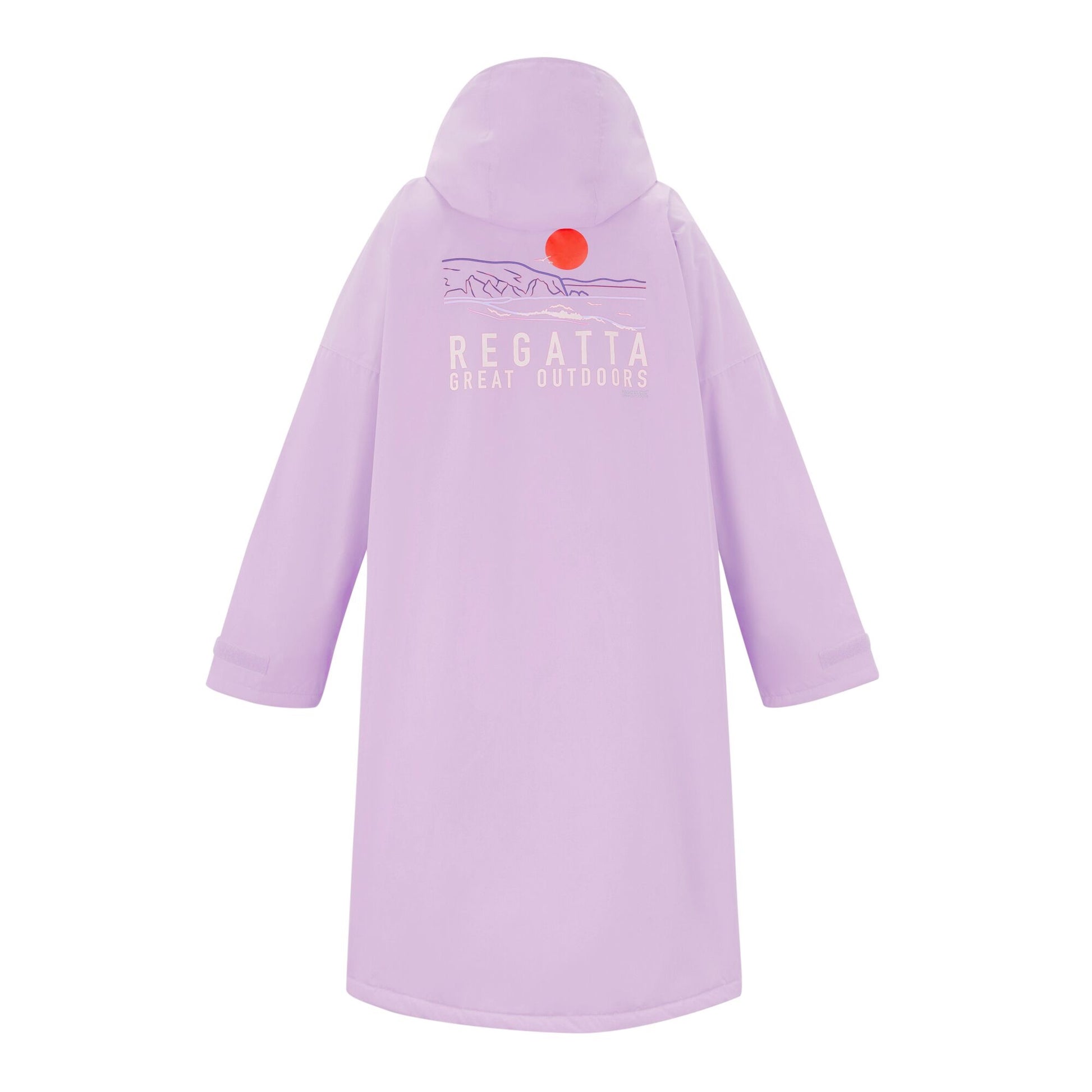 Pansy - Back - Regatta Unisex Adult Waterproof Fleece Lined Changing Robe