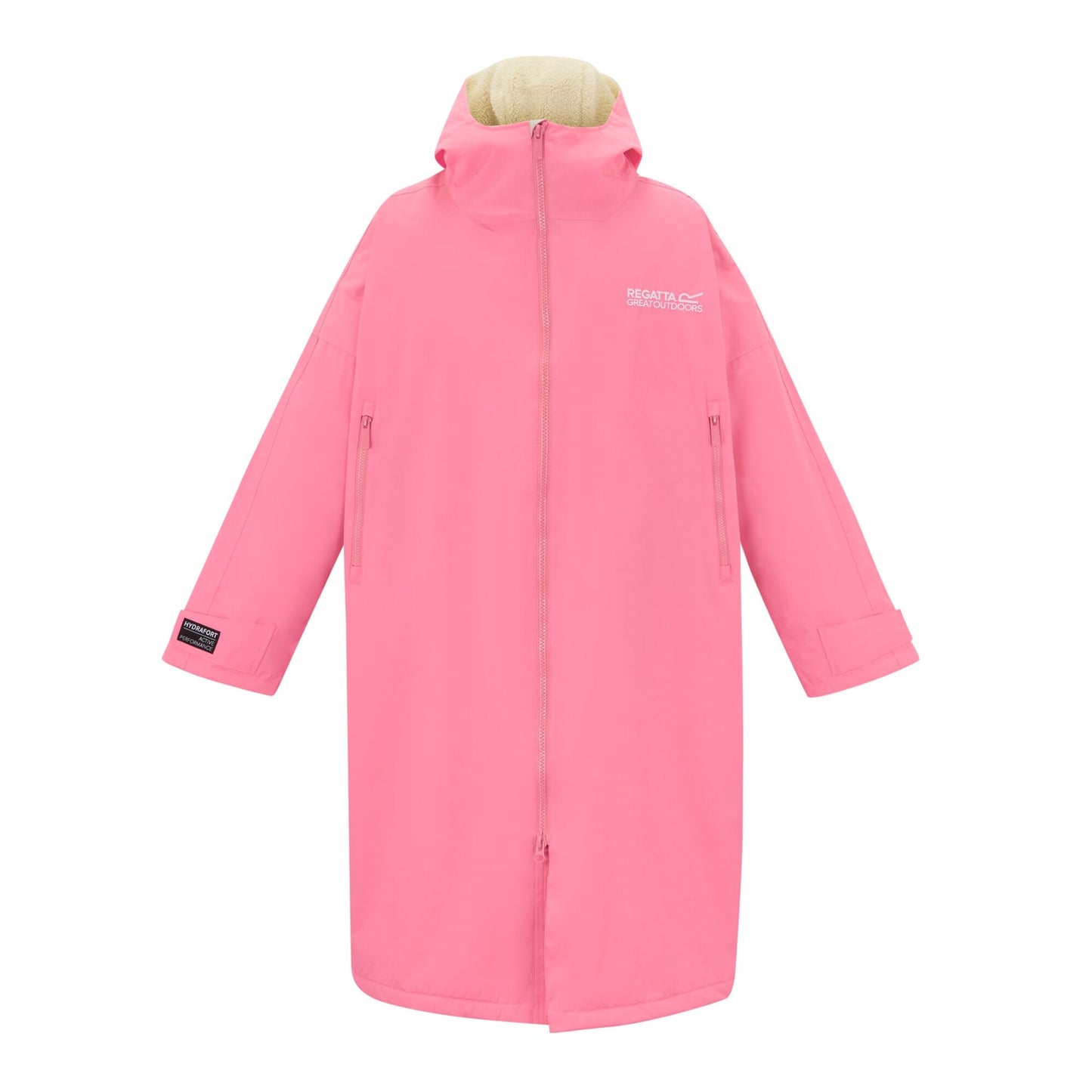 Pink Lemonade - Front - Regatta Unisex Adult Waterproof Fleece Lined Changing Robe