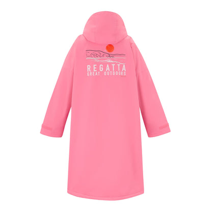 Pink Lemonade - Back - Regatta Unisex Adult Waterproof Fleece Lined Changing Robe