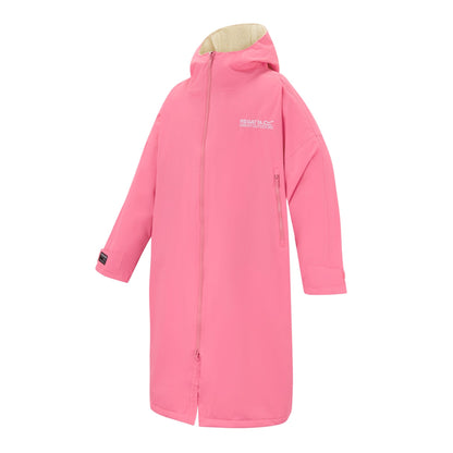 Pink Lemonade - Side - Regatta Unisex Adult Waterproof Fleece Lined Changing Robe
