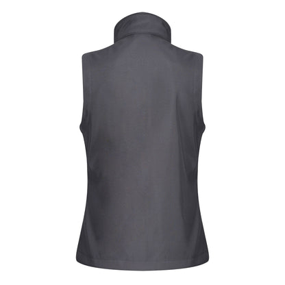 Seal Grey-Black - Back - Regatta Professional Womens-Ladies Printable Body Warmer