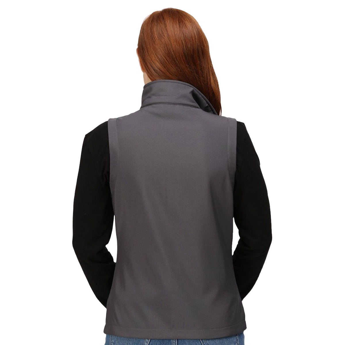 Seal Grey-Black - Lifestyle - Regatta Professional Womens-Ladies Printable Body Warmer