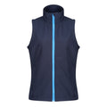 Navy-French Blue - Front - Regatta Professional Womens-Ladies Printable Body Warmer