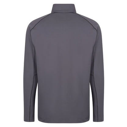 Seal Grey - Back - Regatta Professional Mens Stretch Full Zip Midlayer