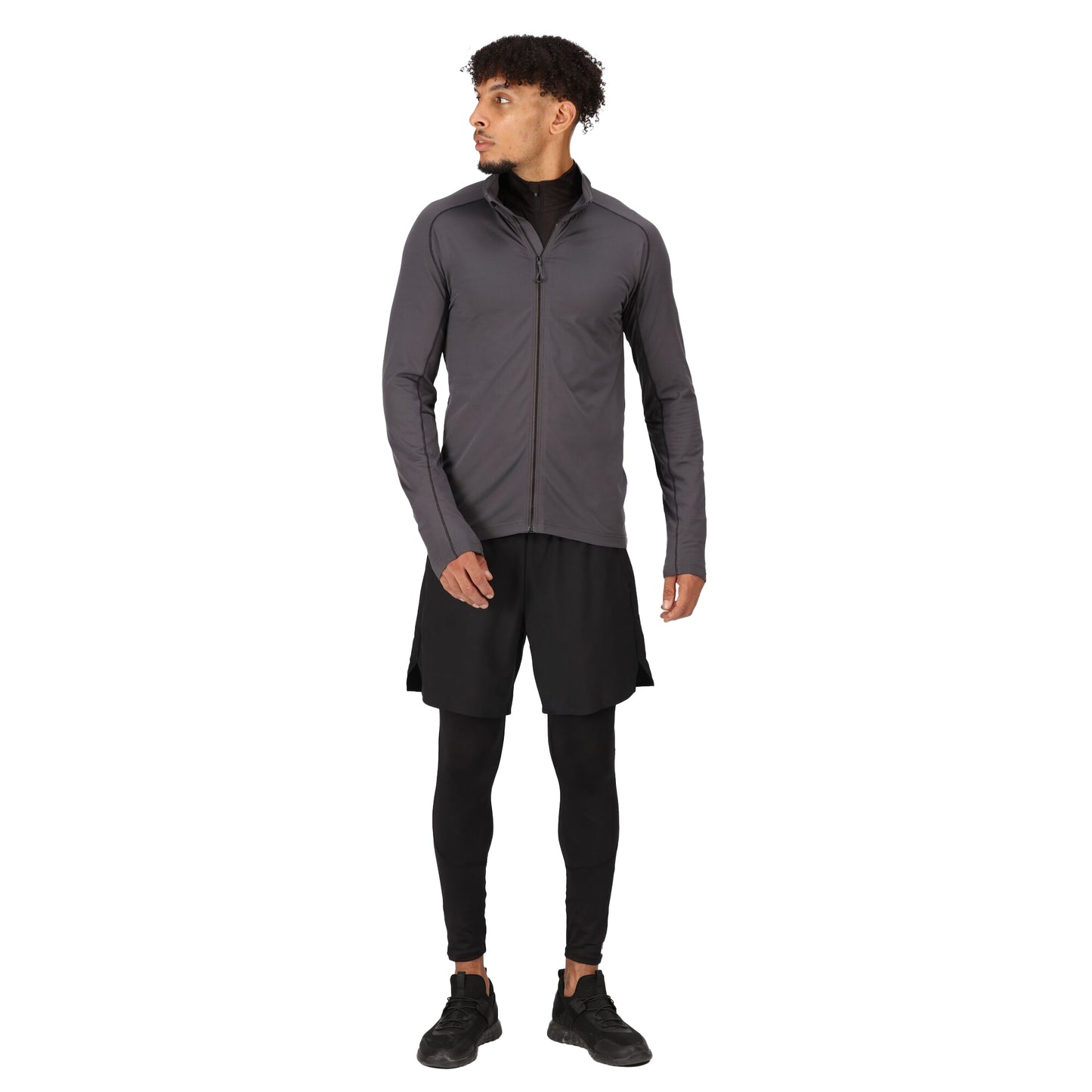 Seal Grey - Lifestyle - Regatta Professional Mens Stretch Full Zip Midlayer