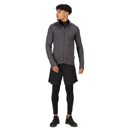 Seal Grey - Lifestyle - Regatta Professional Mens Stretch Full Zip Midlayer