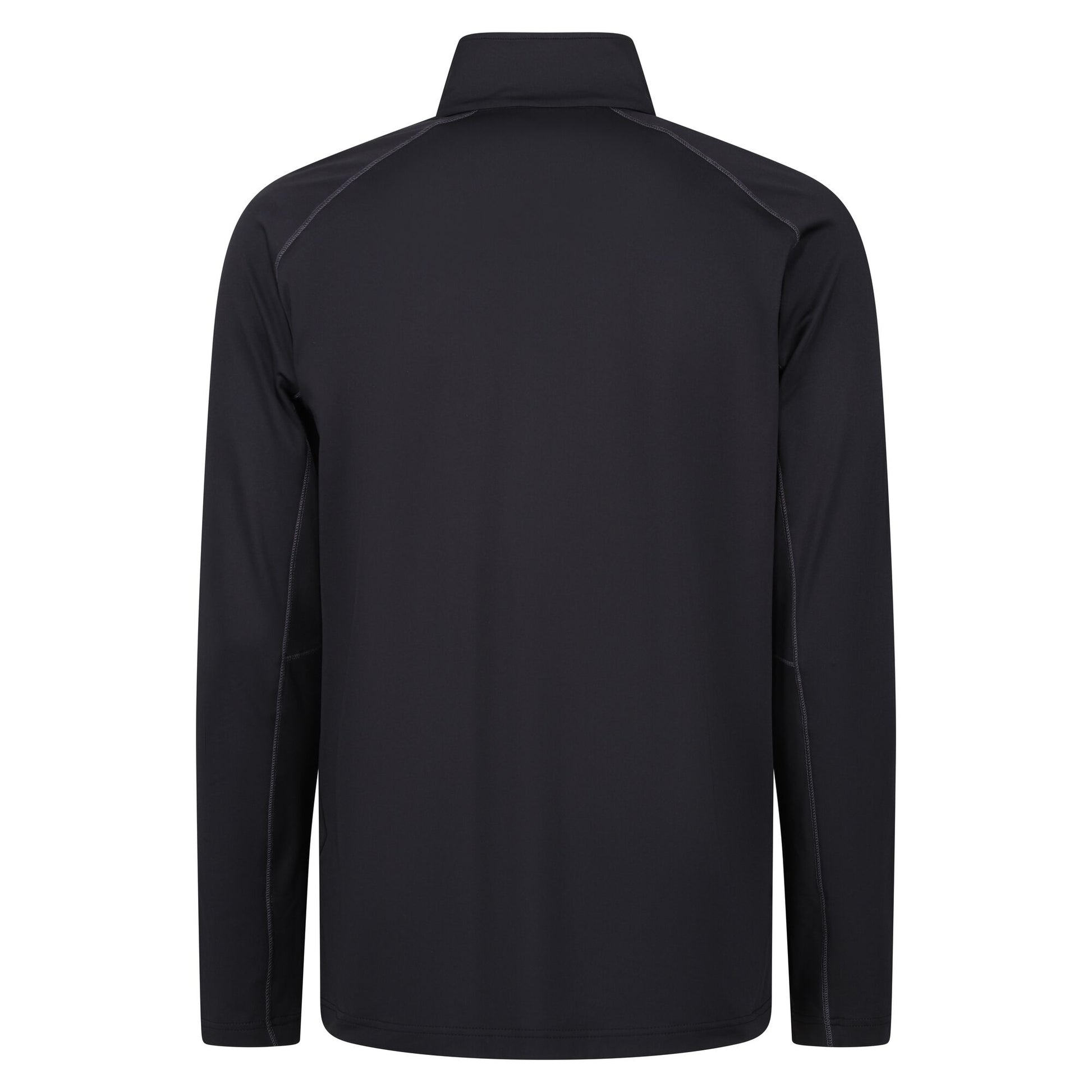 Black - Back - Regatta Professional Mens Stretch Full Zip Midlayer