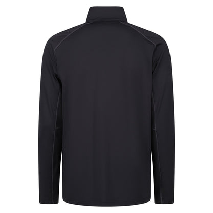 Black - Back - Regatta Professional Mens Stretch Full Zip Midlayer