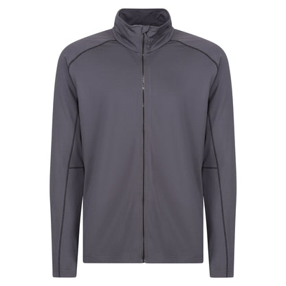 Seal Grey - Front - Regatta Professional Mens Stretch Full Zip Midlayer