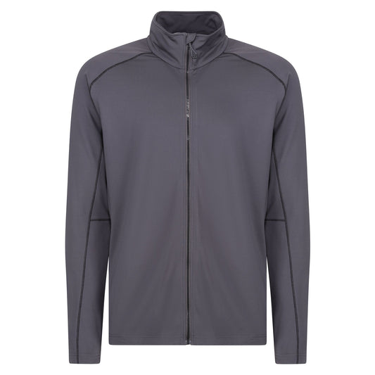 Seal Grey - Front - Regatta Professional Mens Stretch Full Zip Midlayer