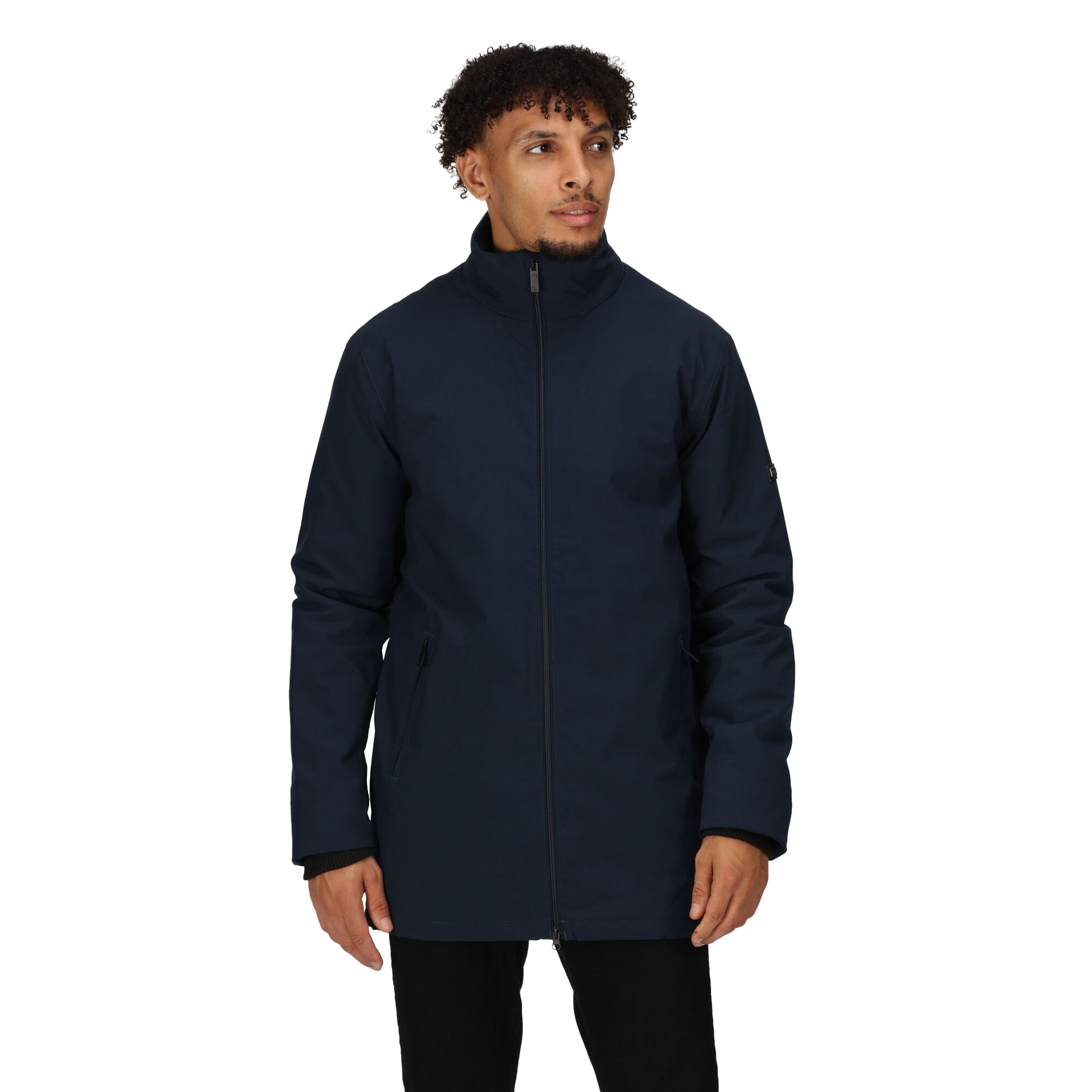 Navy - Side - Regatta Professional Mens Waterproof Jacket