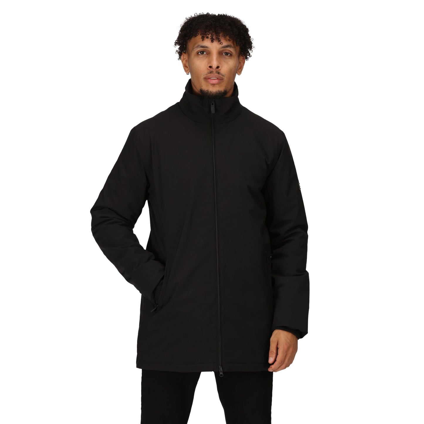 Black - Side - Regatta Professional Mens Waterproof Jacket