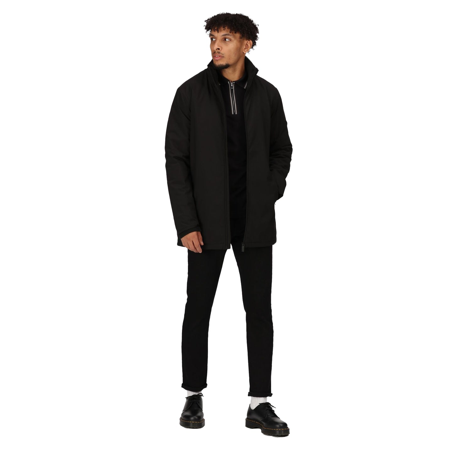 Black - Lifestyle - Regatta Professional Mens Waterproof Jacket