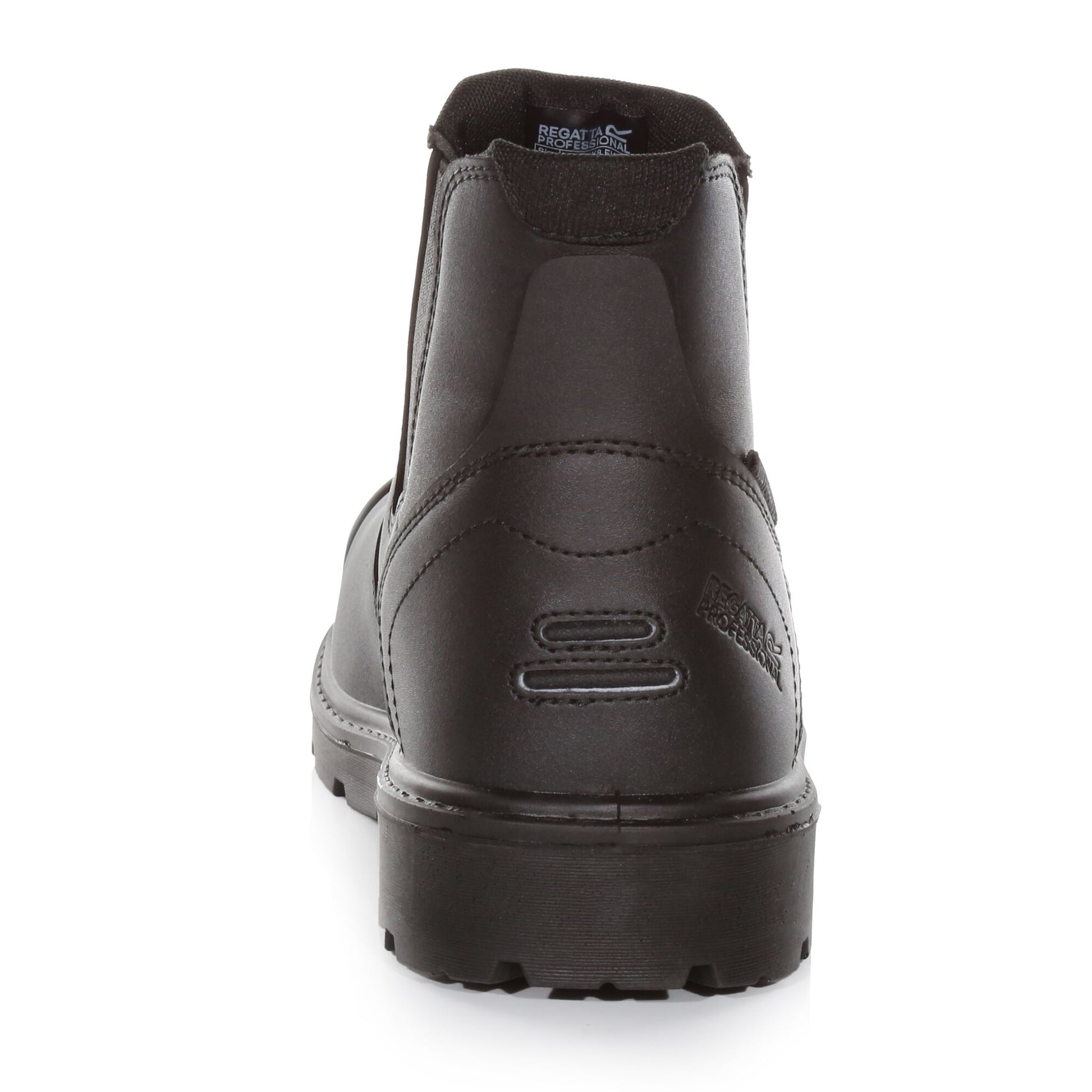 Black - Back - Regatta Professional Mens Waterproof Action Leather Dealer Boots