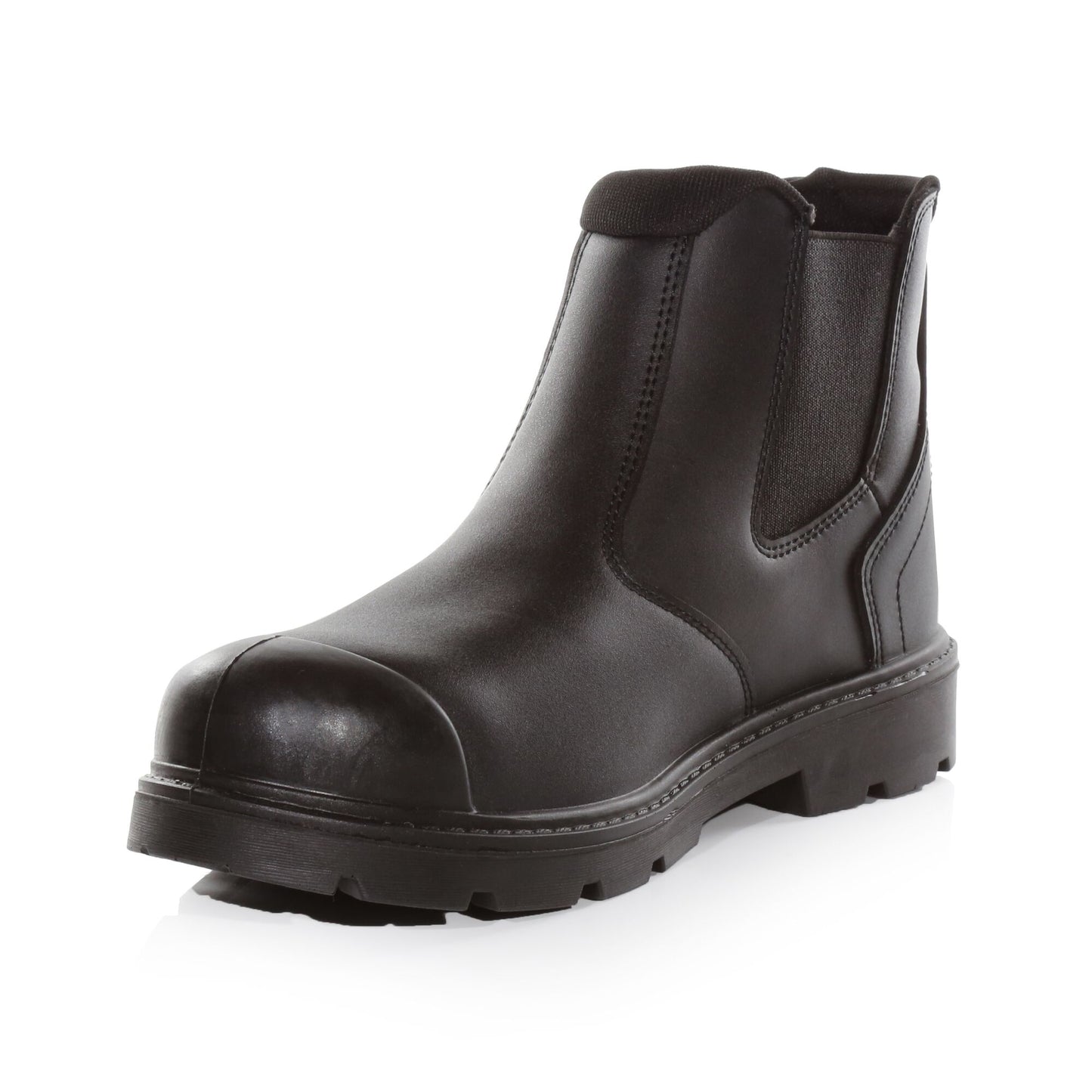 Black - Close up - Regatta Professional Mens Waterproof Action Leather Dealer Boots