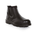 Black - Front - Regatta Mens Waterproof Action Leather Dealer Boots