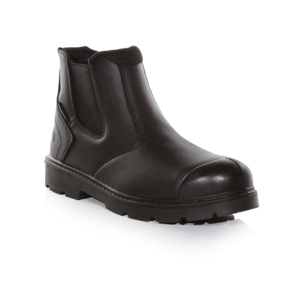 Black - Front - Regatta Professional Mens Waterproof Action Leather Dealer Boots
