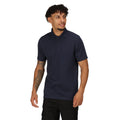 Navy - Side - Regatta Mens Pro 65-35 Short-Sleeved Polo Shirt