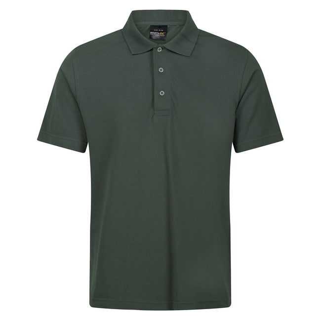 Dark Green - Front - Regatta Professional Mens Short-Sleeved Polo Shirt