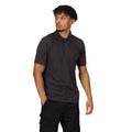 Seal Grey - Side - Regatta Mens Pro 65-35 Short-Sleeved Polo Shirt