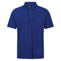 New Royal - Front - Regatta Mens Pro 65-35 Short-Sleeved Polo Shirt