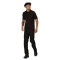 Black - Lifestyle - Regatta Mens Pro 65-35 Short-Sleeved Polo Shirt