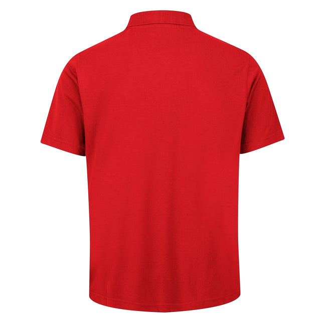 Classic Red - Back - Regatta Professional Mens Short-Sleeved Polo Shirt