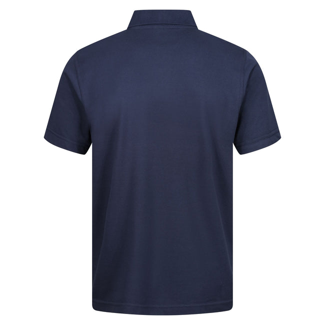 Navy - Back - Regatta Professional Mens Short-Sleeved Polo Shirt