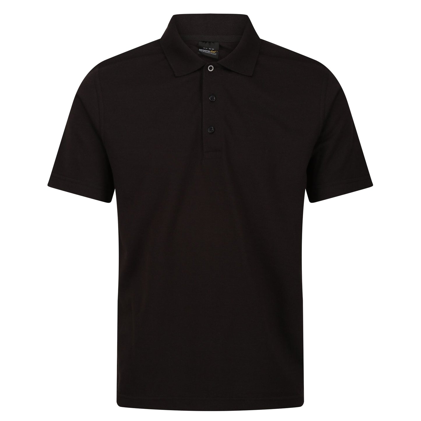 Black - Front - Regatta Professional Mens Short-Sleeved Polo Shirt